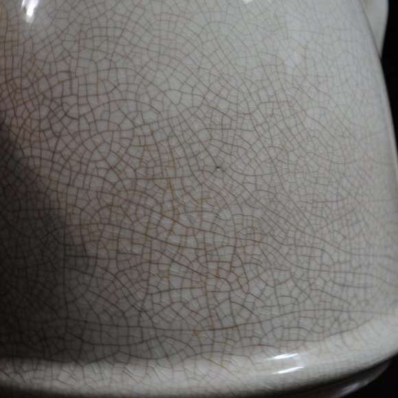 Vintage Porcelain Teapot with Felt Lined Aluminum Warmer - Picture 8 of 16